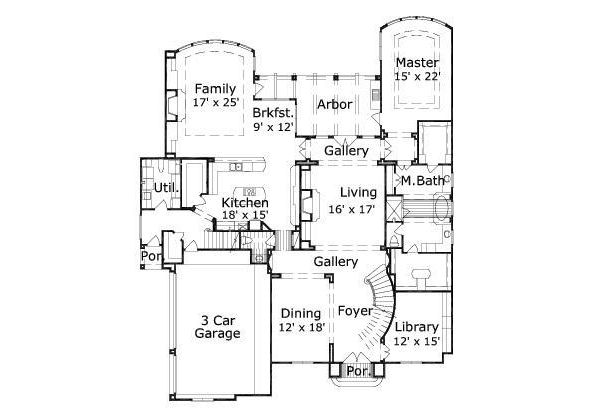 main floor house blueprint