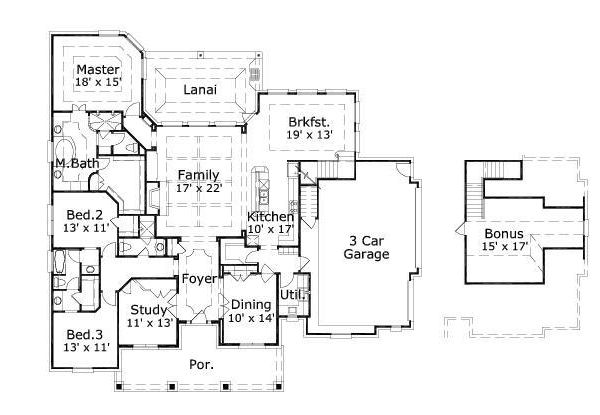main floor house blueprint