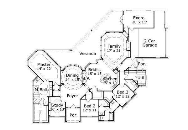main floor house blueprint