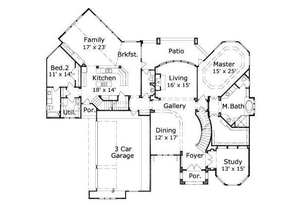 main floor house blueprint