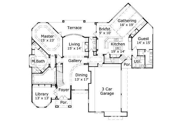 main floor house blueprint
