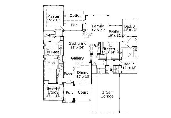 main floor house blueprint