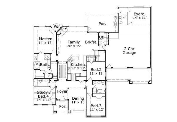 main floor house blueprint