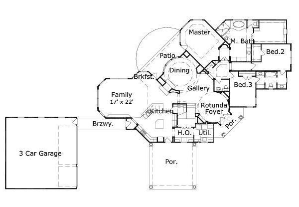 main floor house blueprint