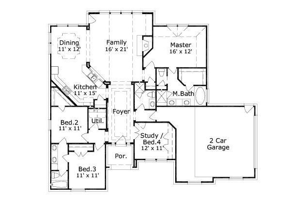 main floor house blueprint