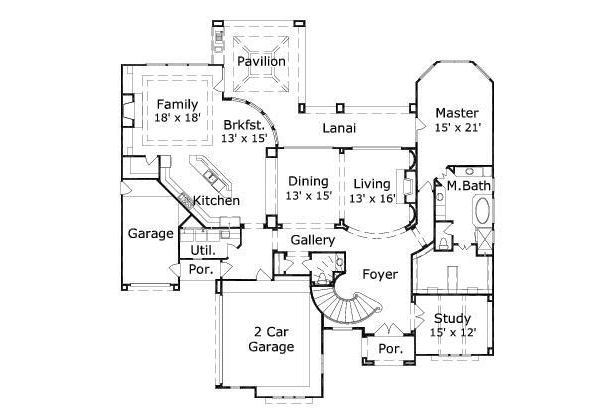 main floor house blueprint