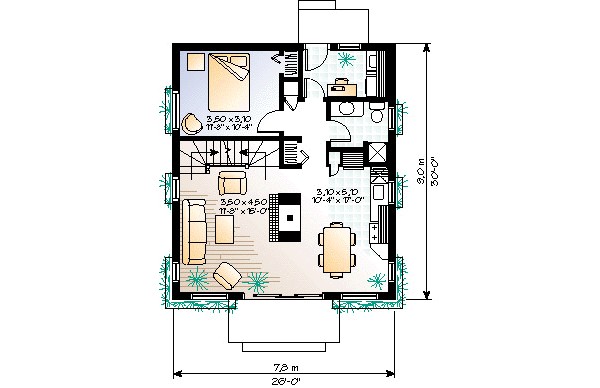 main floor house blueprint