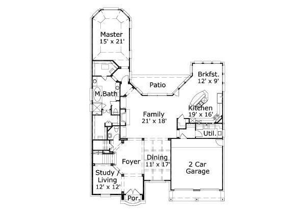 main floor house blueprint