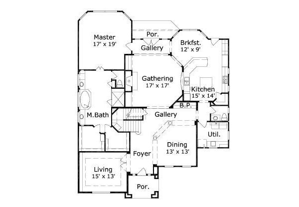 main floor house blueprint