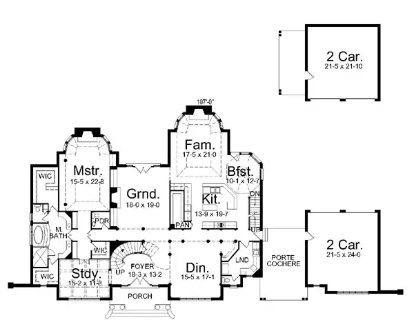 main floor house blueprint