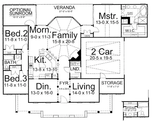 main floor house blueprint