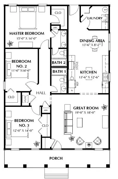 main floor house blueprint