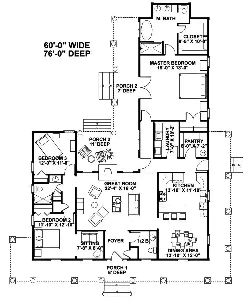 main floor house blueprint