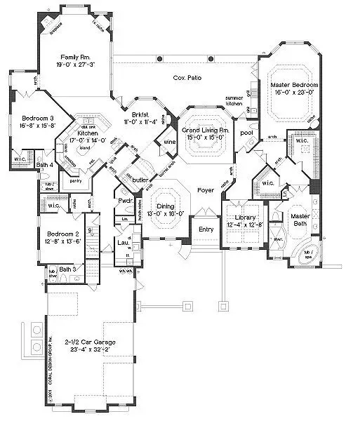 main floor house blueprint