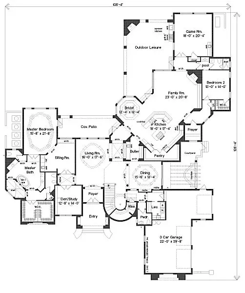 main floor house blueprint