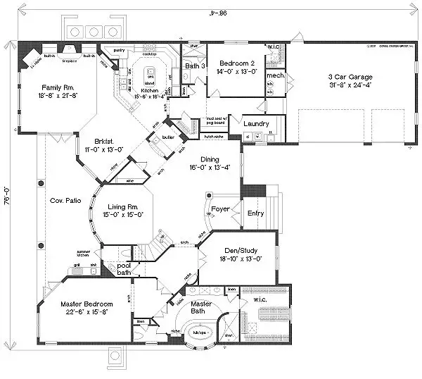 main floor house blueprint