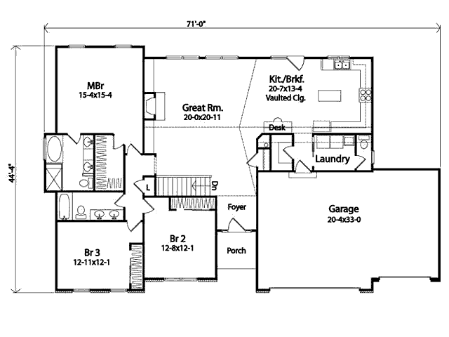 main floor house blueprint