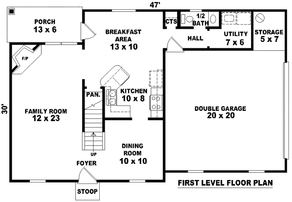 main floor house blueprint