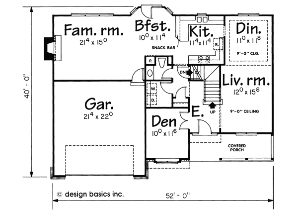 main floor house blueprint