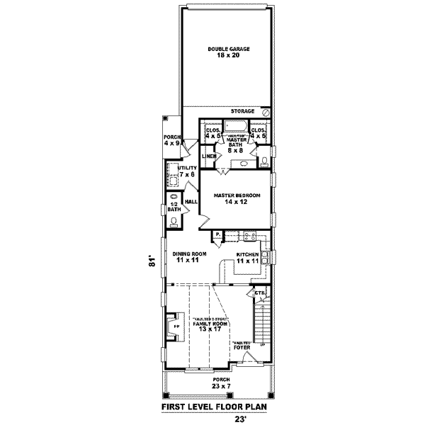 main floor house blueprint