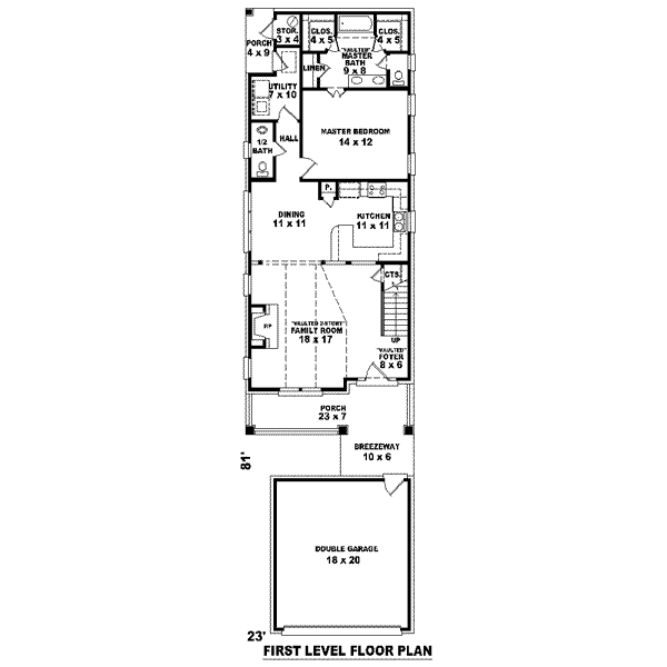 main floor house blueprint