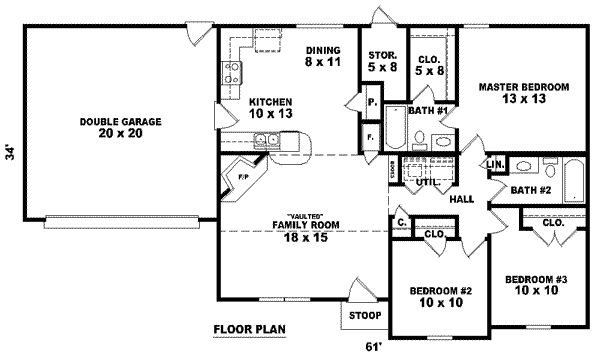 main floor house blueprint