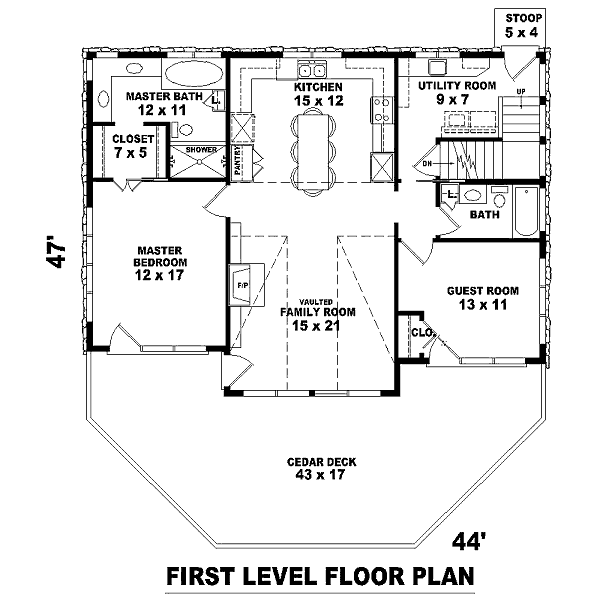 main floor house blueprint