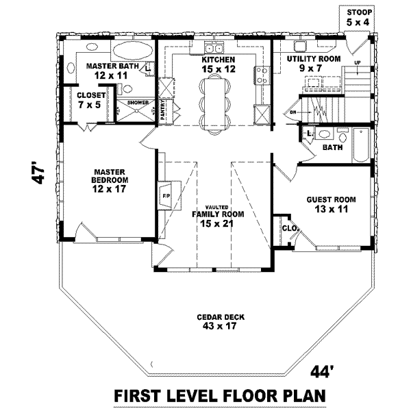 main floor house blueprint