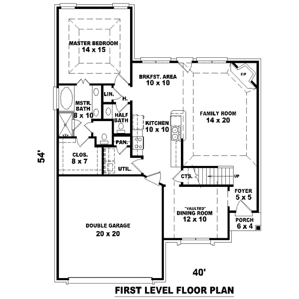 main floor house blueprint