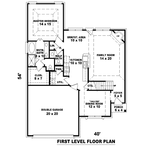 main floor house blueprint