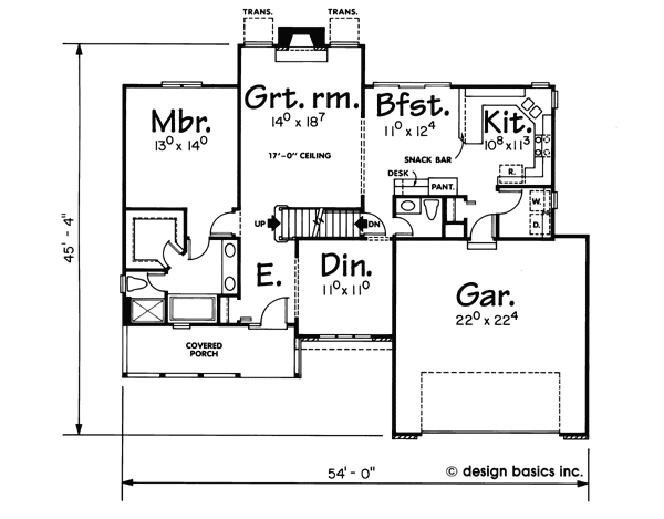 main floor house blueprint