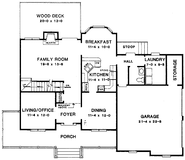 main floor house blueprint