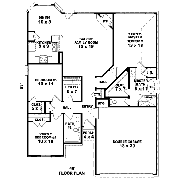 main floor house blueprint
