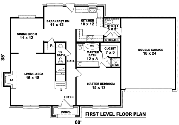 main floor house blueprint