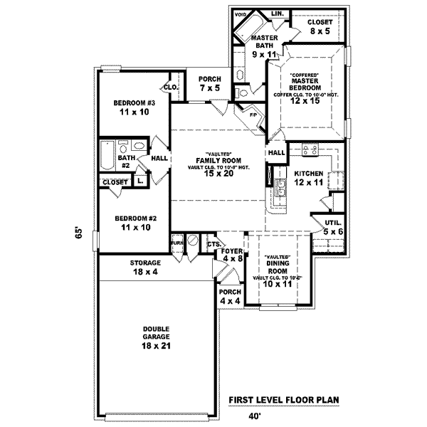 main floor house blueprint