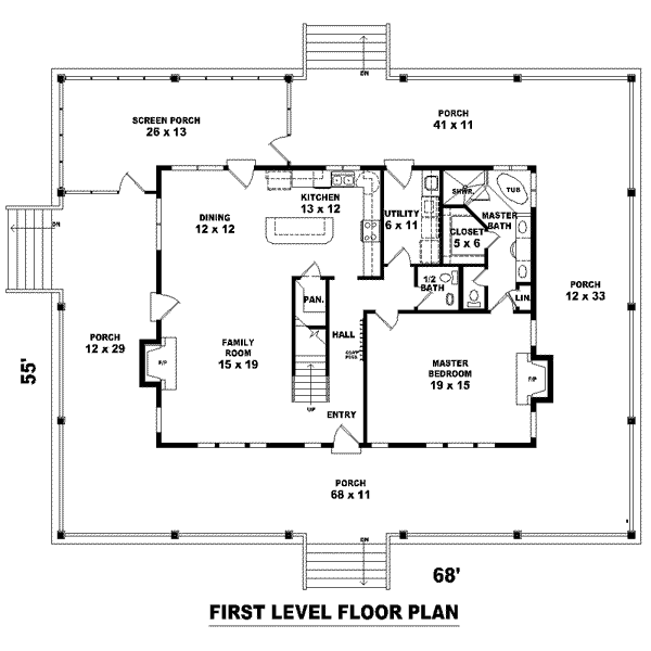 main floor house blueprint
