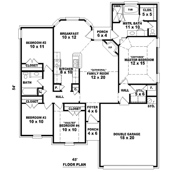 main floor house blueprint