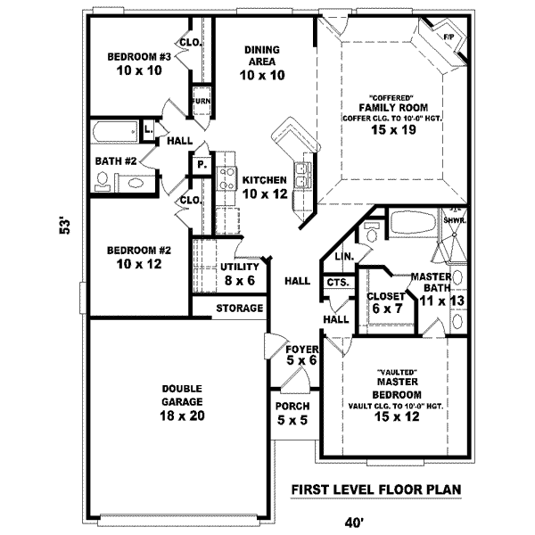 main floor house blueprint