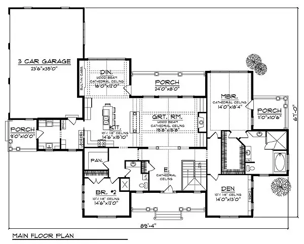 main floor house blueprint