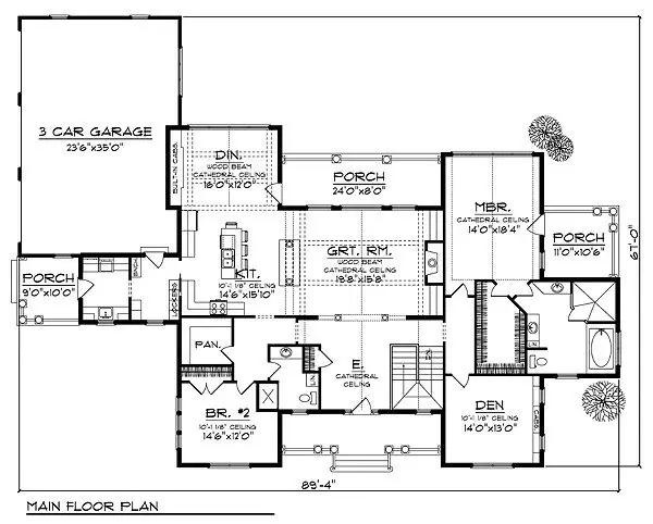 main floor house blueprint