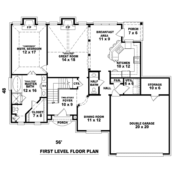 main floor house blueprint