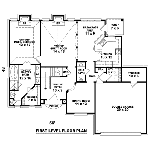 main floor house blueprint