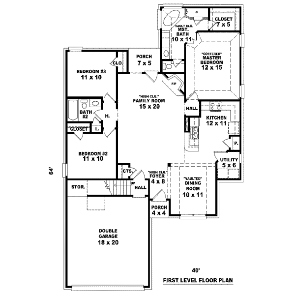 main floor house blueprint