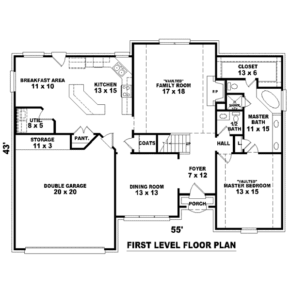 main floor house blueprint