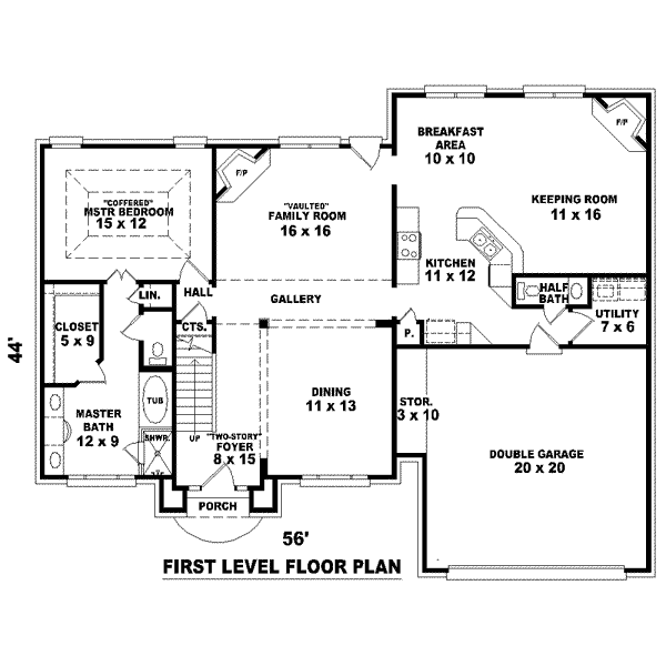 main floor house blueprint