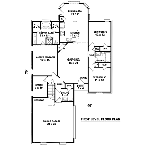 main floor house blueprint