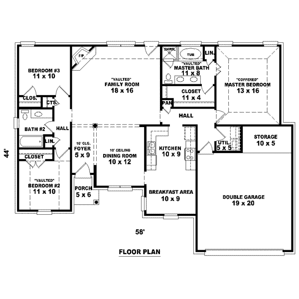 main floor house blueprint