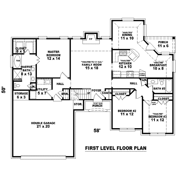 main floor house blueprint