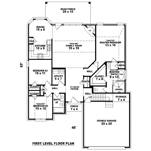 main floor house blueprint