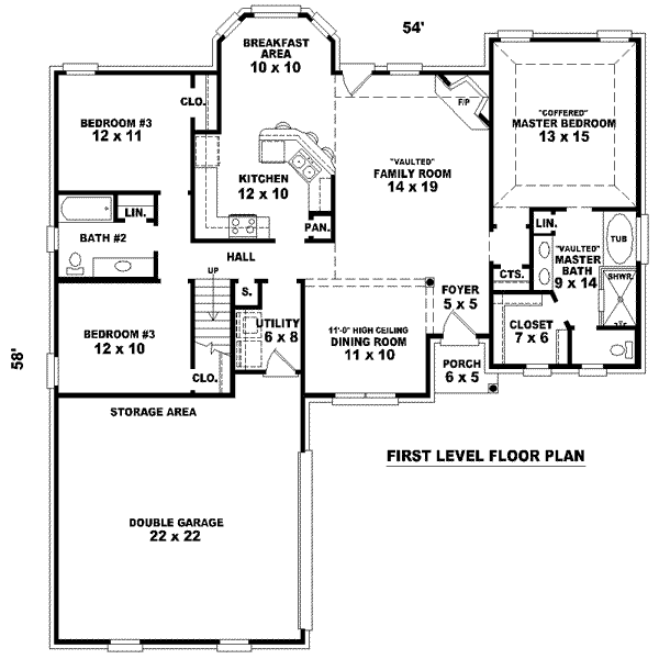 main floor house blueprint